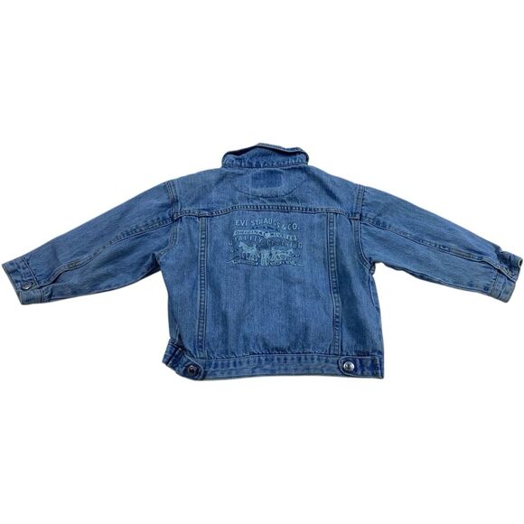 Vintage 90s Levi Strauss “My First Levi” Denim Jean Jacket Kids Size 3T - Picture 6 of 11